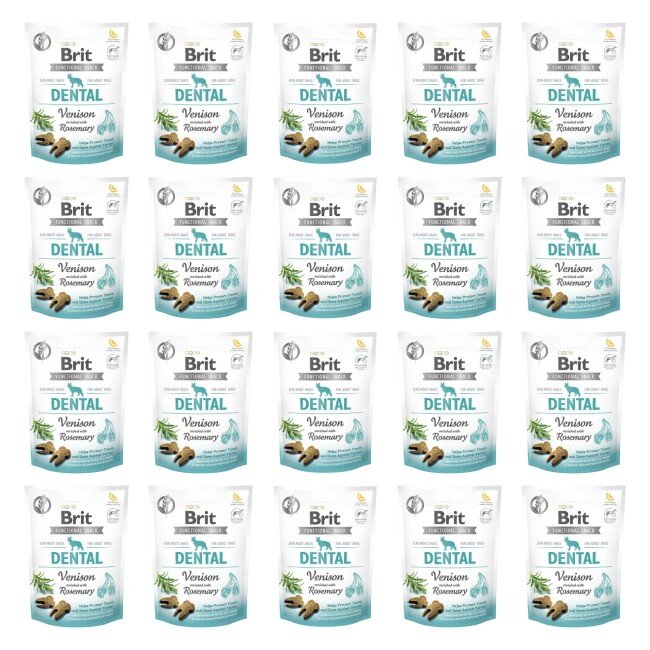 Brit care Functional Snack – Dental Venison 20x150 gram voordeelbundel