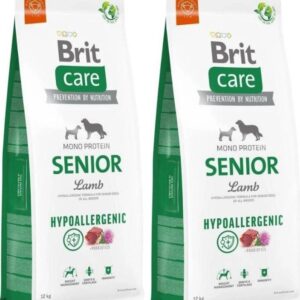 Brit Care - Dog - Hypoallergenic Senior 2x12kg voordeelbundel