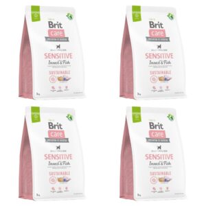 Brit Care - Dog - Sustainable Sensitive 4x3 kg voordeelbundel
