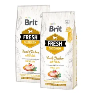 Brit Fresh Chicken with Potato Adult 2x12 kg voordeelbundel
