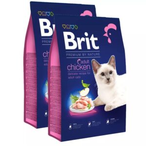Brit Premium by Nature Cat - Adult Chicken 2×8 kg voordeelbundel (35,50€ per zak)