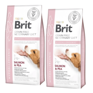 Brit grainfree Veterinary Diet Hypoallergenic Dog 2x12kg voordeelbundel