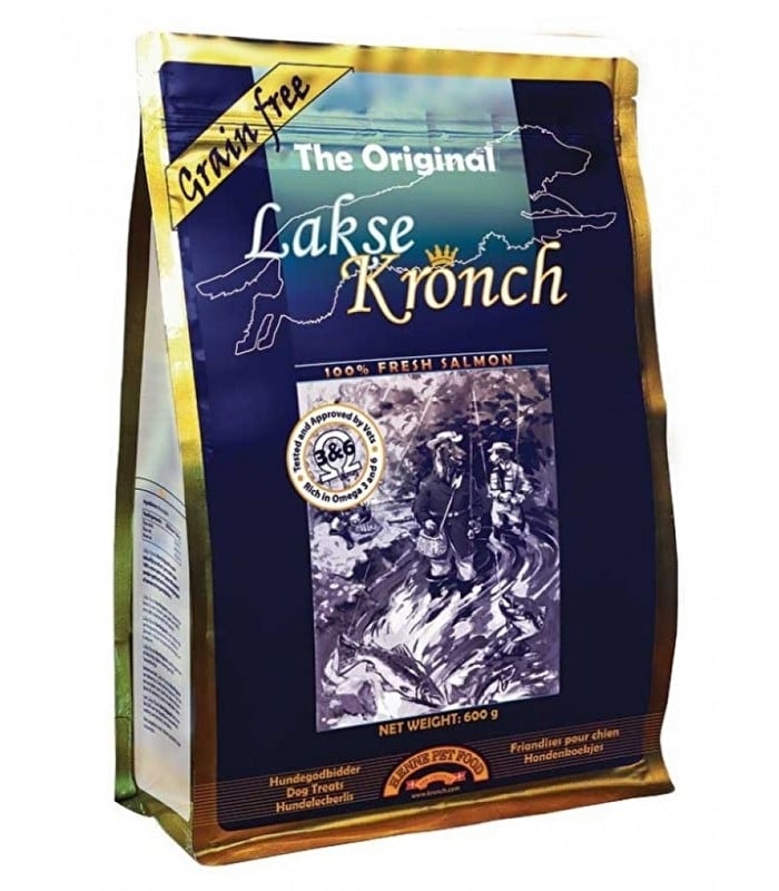 Kronch - 100% Zalmsnacks Hondensnacks 8 x 600 gram