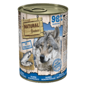 Natural greatness monoprotein salmon recipe 24x400 gr Voordeelbundel