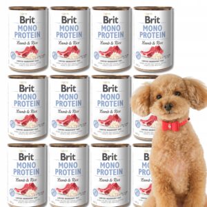 Brit Mono Proteine Lamb & Rice 12x400 g voordeelbundel